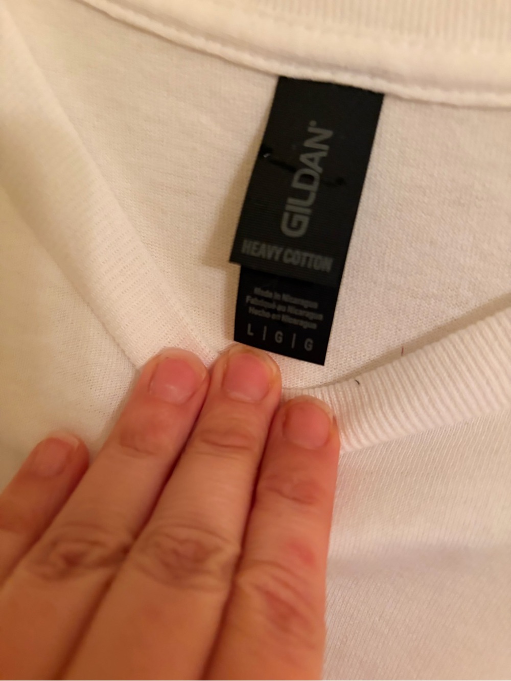 *BRAND NEW* Large White Gildan White Heavy Cotton Piano Music T‑Shirt - Picture 5 of 5